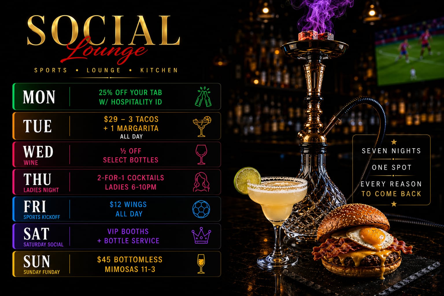 Social Lounge — flyer 9