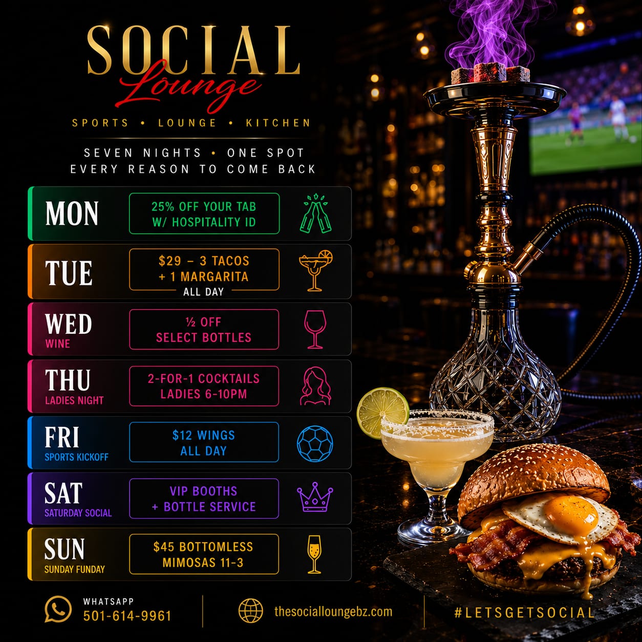 Social Lounge — flyer 24