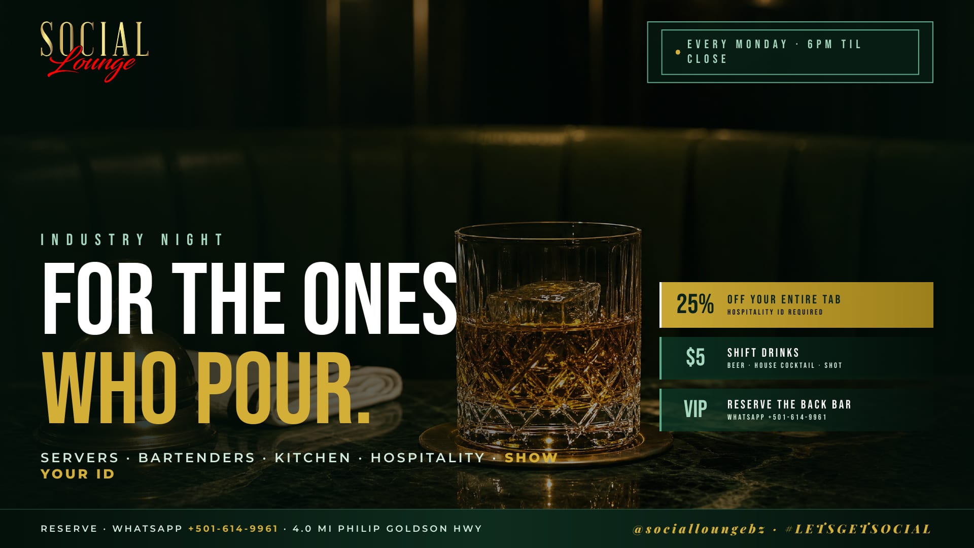 Social Lounge — flyer 50