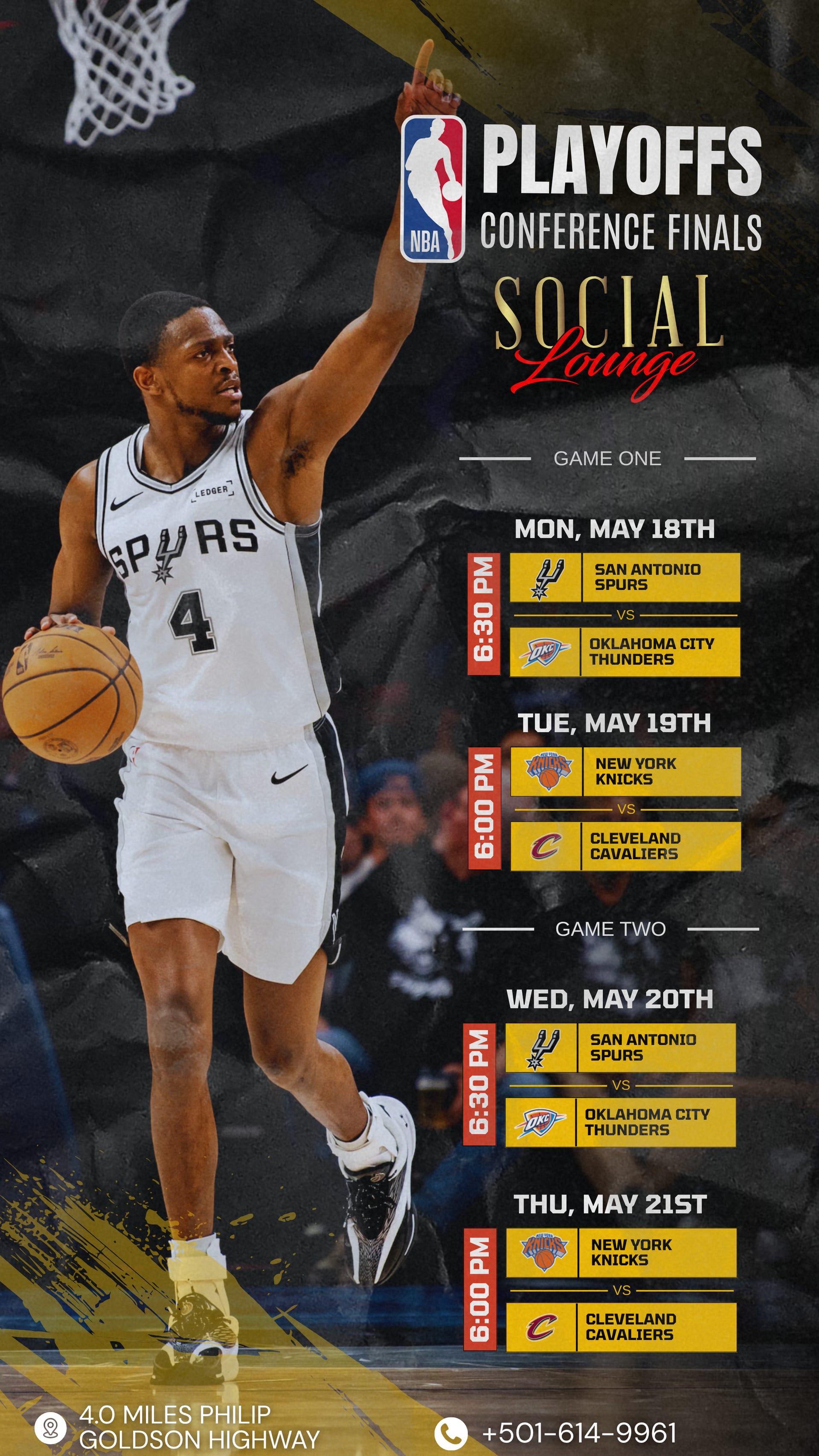 Social Lounge — sports-flyer 1