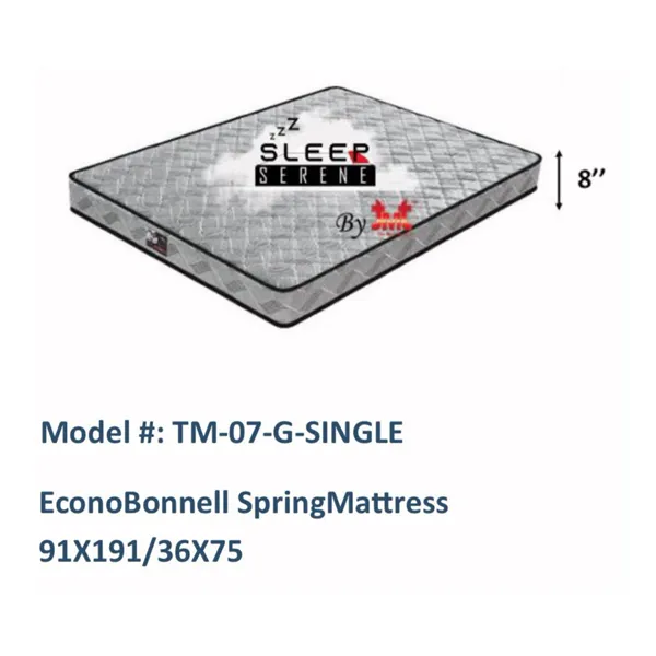 Econo Bonnell Spring Mattress 91 x 191 cm