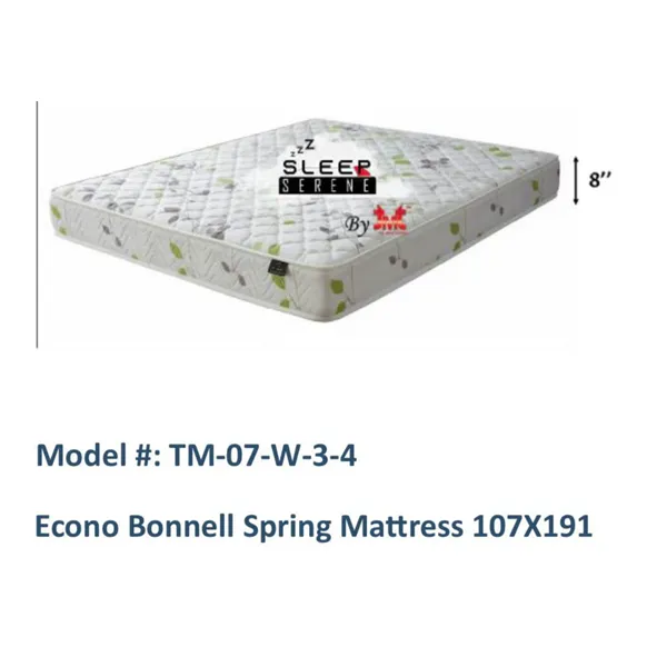 Econo Bonnell Spring Mattress 107 x 191 cm