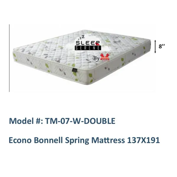 Econo Bonnell Spring Mattress 137 x 191 cm