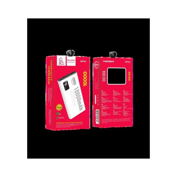 Denmen Power Bank 10000MAH DP43 - Black