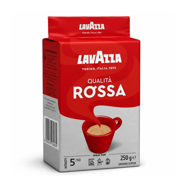 LAVAZZA QUALITÀ ROSSA GROUND COFFEE PACKAGE (250ML)