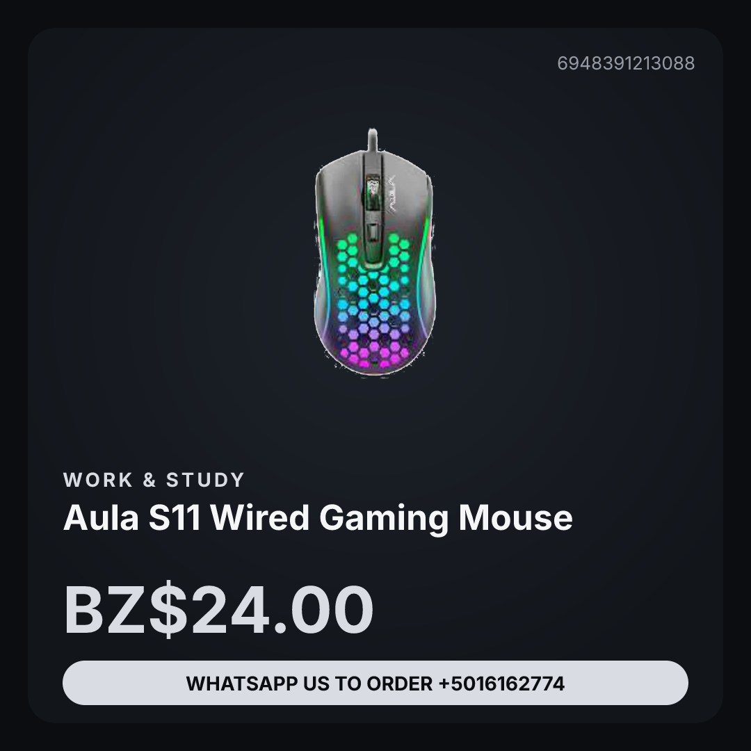 AULA S11 WIRED GAMING MOUSE