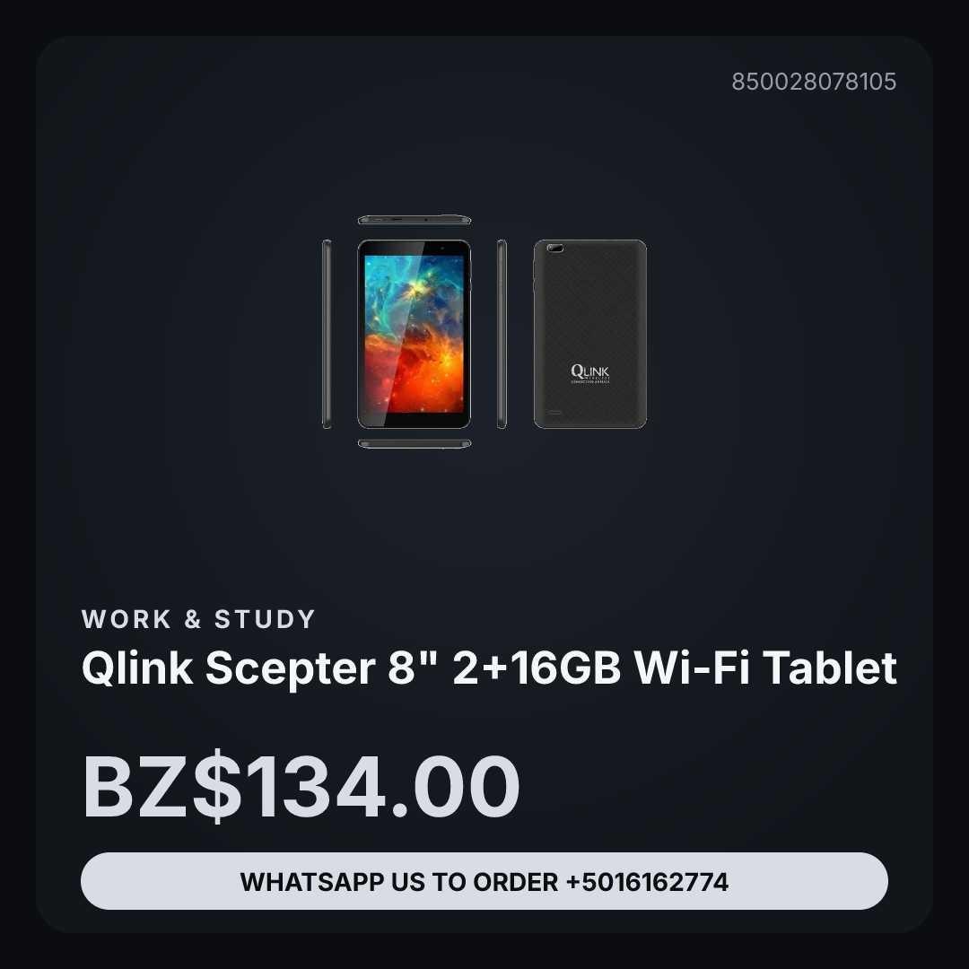 Qlink Scepter 8 2+16GB Wi-Fi Tablet
